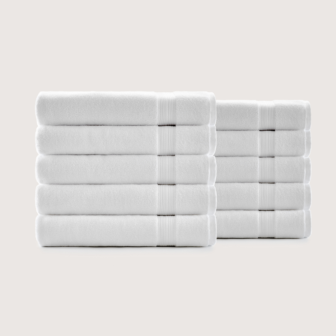 Ultrasoft Egyptian Cotton Bath Towels 10pcs (140x70cm)