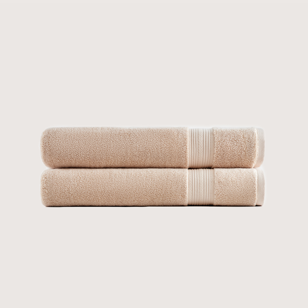 Ultrasoft Egyptian Cotton Bath Towels 2pcs (140x70cm)